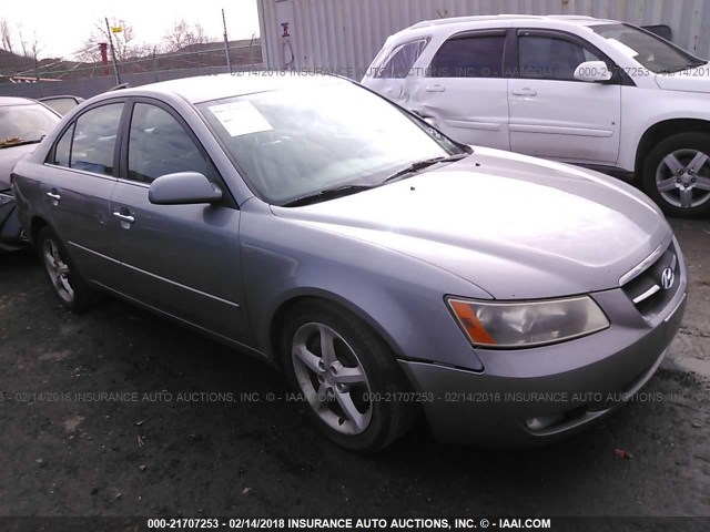 5NPEU46F98H303208 - 2008 HYUNDAI SONATA SE/LIMITED GRAY photo 1