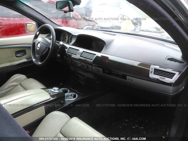 WBAGN634X4DS45546 - 2004 BMW 745 LI BLACK photo 5