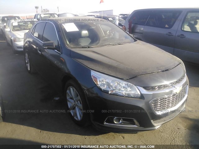 1G11H5SL5EF246816 - 2014 CHEVROLET MALIBU LTZ 灰色 照片 1