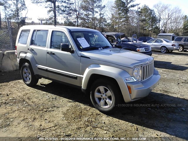 1J8GN28K69W523169 - 2009 JEEP LIBERTY SPORT SILVER photo 1