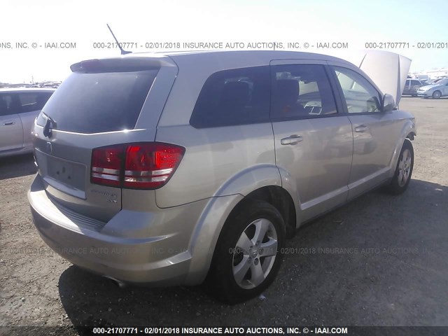 3D4GG57V29T551557 - 2009 DODGE JOURNEY SXT GOLD photo 4