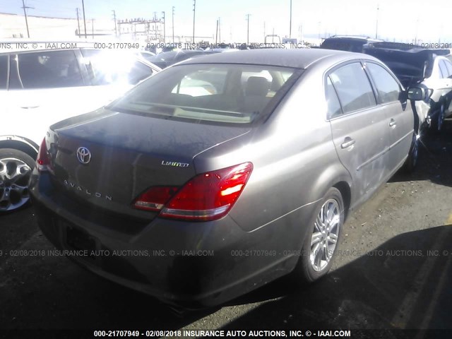 4T1BK36B27U242784 - 2007 TOYOTA AVALON XL/XLS/TOURING/LIMITED GRAY photo 4