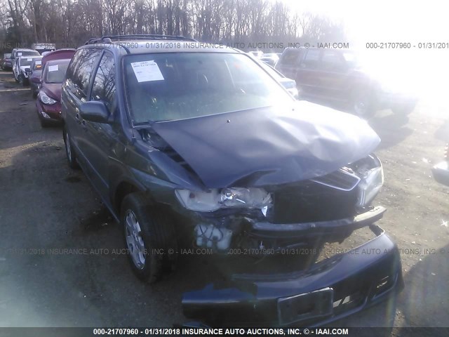 5FNRL18753B102969 - 2003 HONDA ODYSSEY EXL ლურჯი ფოტო 1