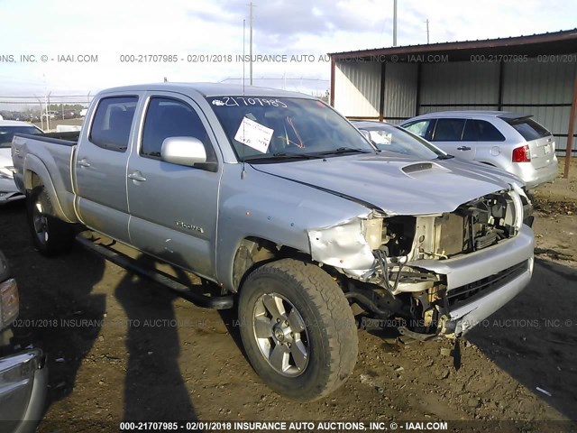 5TEKU72N65Z023322 - 2005 TOYOTA TACOMA DBL CAB PRERUNNER LNG BED SILVER photo 1