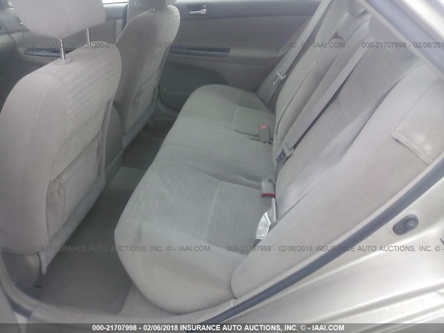 4T1BE32K65U516322 - 2005 TOYOTA CAMRY LE/XLE/SE 金色 照片 8