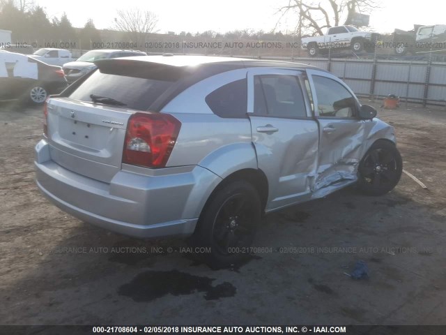 1B3CB3HAXAD653131 - 2010 DODGE CALIBER MAINSTREET SILVER photo 4