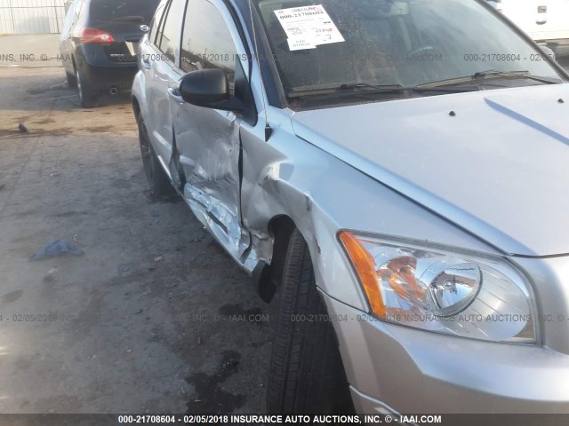 1B3CB3HAXAD653131 - 2010 DODGE CALIBER MAINSTREET SILVER photo 6