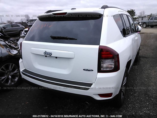 1C4NJCEB8HD186079 - 2017 JEEP COMPASS LATITUDE 白色 照片 4