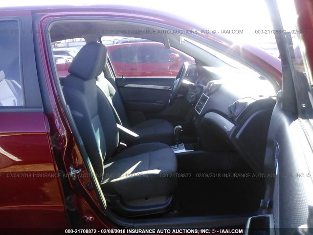 KL1TD5DE3BB222325 - 2011 CHEVROLET AVEO LS/LT 红色 照片 5