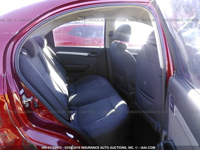 KL1TD5DE3BB222325 - 2011 CHEVROLET AVEO LS/LT 红色 照片 8