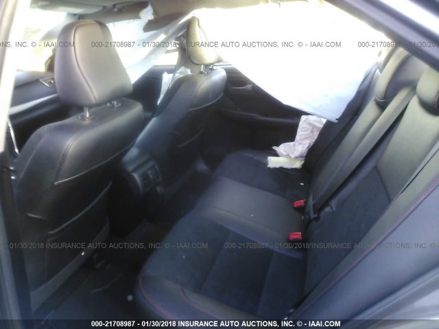 4T1BF1FK2HU653256 - 2017 TOYOTA CAMRY LE/XLE/SE/XSE Gris photo 8