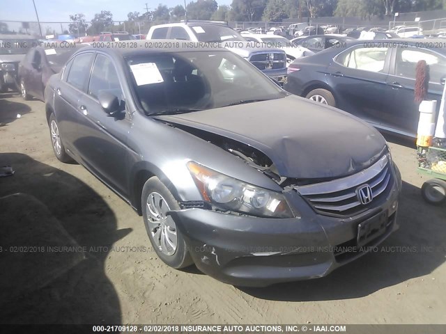 1HGCP2F38CA165767 - 2012 HONDA ACCORD LX ნაცრისფერი ფოტო 1
