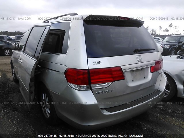 5FNRL38678B416181 - 2008 HONDA ODYSSEY EXL ნაცრისფერი ფოტო 3