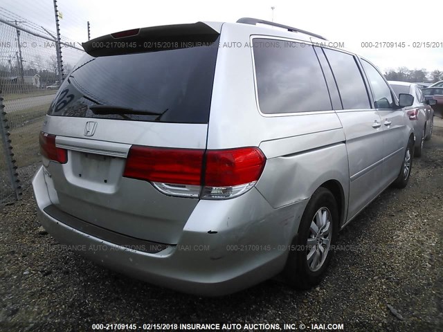 5FNRL38678B416181 - 2008 HONDA ODYSSEY EXL ნაცრისფერი ფოტო 4
