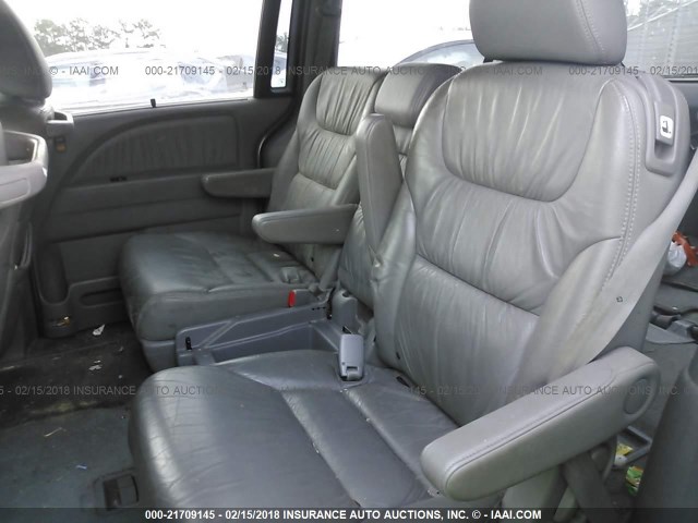 5FNRL38678B416181 - 2008 HONDA ODYSSEY EXL ნაცრისფერი ფოტო 8
