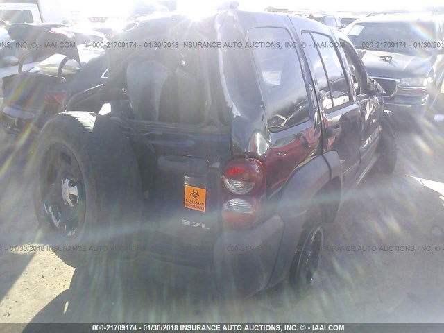 1J4GK48K56W209711 - 2006 JEEP LIBERTY SPORT 蓝色 照片 4