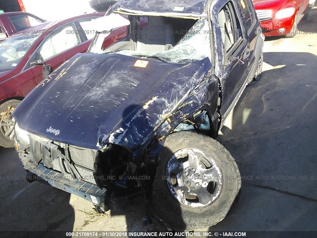 1J4GK48K56W209711 - 2006 JEEP LIBERTY SPORT 蓝色 照片 6