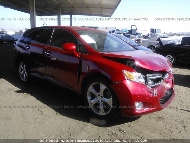 4T3BK11A79U016527 - 2009 TOYOTA VENZA RED photo 1