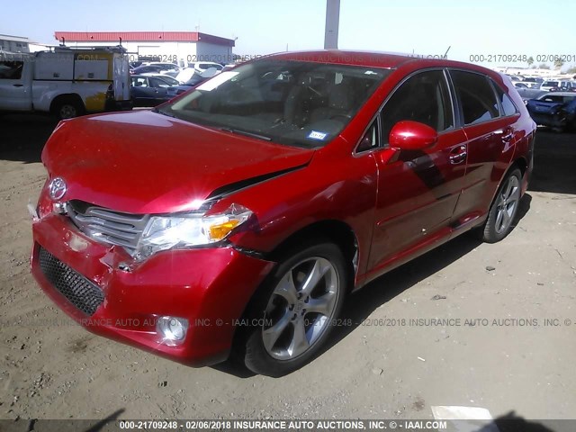 4T3BK11A79U016527 - 2009 TOYOTA VENZA RED photo 2