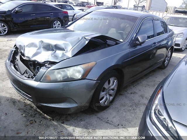 1HGCP2F82AA034102 - 2010 HONDA ACCORD EXL GRAY photo 2