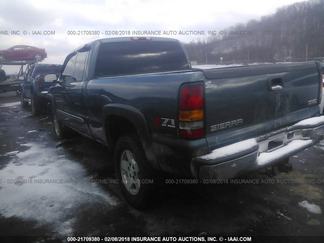 1GTEK19B46Z179352 - 2006 GMC NEW SIERRA K1500 BLUE photo 3