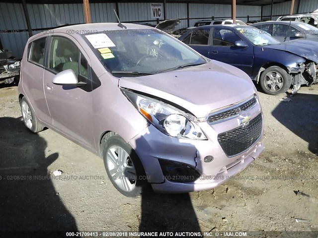 KL8CB6S95DC597925 - 2013 CHEVROLET SPARK LS PINK photo 1