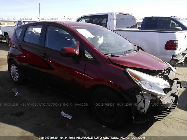 3N1CE2CP2EL404448 - 2014 NISSAN VERSA NOTE S/S PLUS/SV/SL RED photo 1