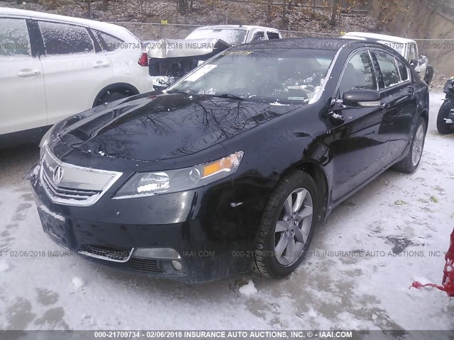 19UUA8F58DA011958 - 2013 ACURA TL TECH BLACK photo 2