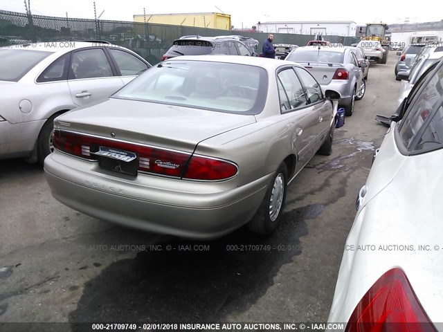 2G4WY55J321294319 - 2002 BUICK CENTURY LIMITED GOLD photo 4