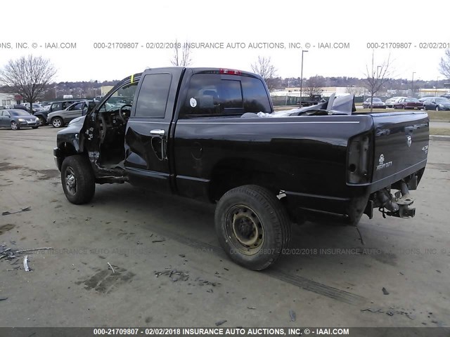 3D7KS28C56G130752 - 2006 DODGE RAM 2500 ST/SLT/LARAMIE შავი ფოტო 3