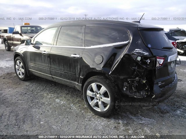 1GNKVGKD3GJ291608 - 2016 CHEVROLET TRAVERSE LT BLACK photo 3