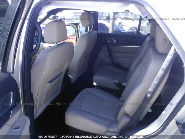 1FM5K7F82HGB03683 - 2017 FORD EXPLORER LIMITED 棕色 照片 8