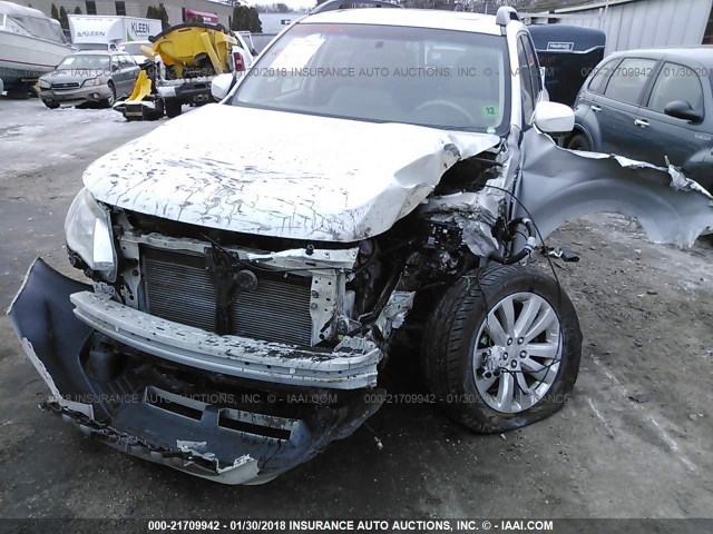 JF2SHADC0DH413816 - 2013 SUBARU FORESTER 2.5X PREMIUM WHITE photo 6