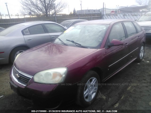 1G1ZT61866F124357 - 2006 CHEVROLET MALIBU MAXX LT MAROON photo 2