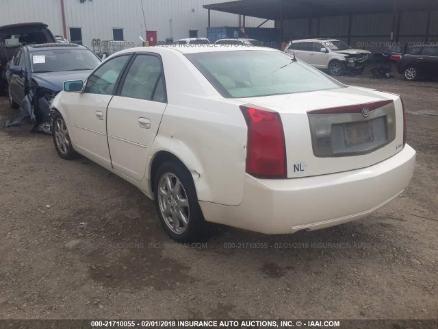 1G6DM57N930151365 - 2003 CADILLAC CTS WHITE photo 3