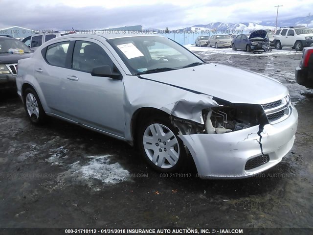 1B3BD4FB5BN608892 - 2011 DODGE AVENGER EXPRESS SILVER photo 1