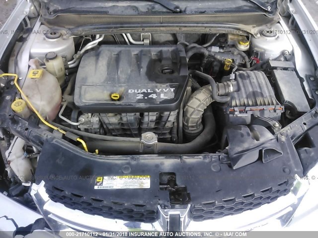 1B3BD4FB5BN608892 - 2011 DODGE AVENGER EXPRESS 银色 照片 10