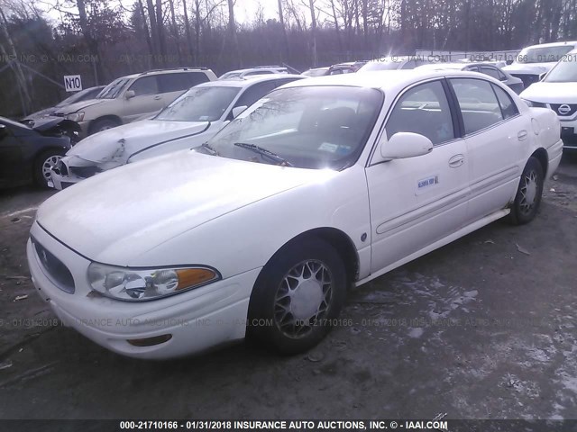 1G4HP54K23U156167 - 2003 BUICK LESABRE CUSTOM WHITE photo 2