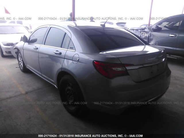 1C3CCBAB0EN211018 - 2014 CHRYSLER 200 LX SILVER photo 3