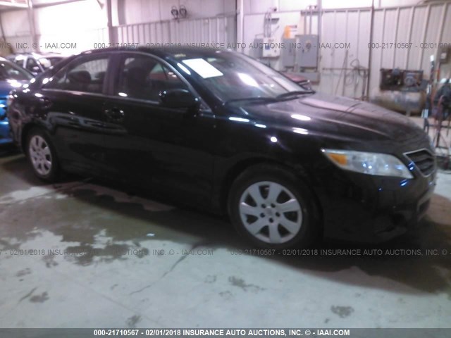 4T4BF3EK7AR029638 - 2010 TOYOTA CAMRY SE/LE/XLE BLACK photo 1