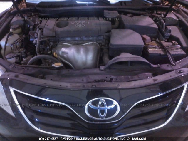 4T4BF3EK7AR029638 - 2010 TOYOTA CAMRY SE/LE/XLE BLACK photo 10