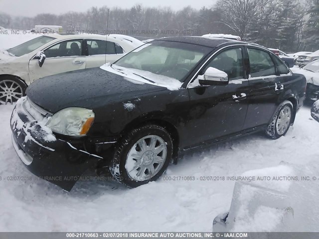 1FAHP28137G118591 - 2007 FORD FIVE HUNDRED LIMITED BLACK photo 2