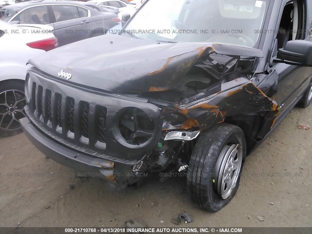 1C4NJRBB9FD354025 - 2015 JEEP PATRIOT SPORT GRAY photo 6