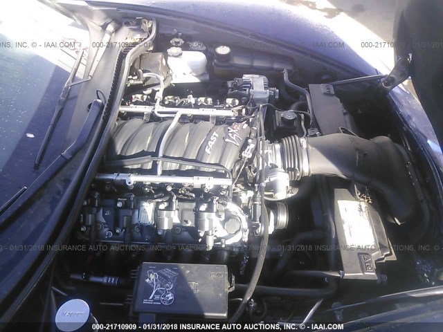 1G1YY26E465130247 - 2006 CHEVROLET CORVETTE Z06 BLUE photo 10