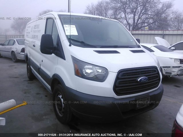 1FTNR1ZMXFKA32328 - 2015 FORD TRANSIT T-250 WHITE photo 1