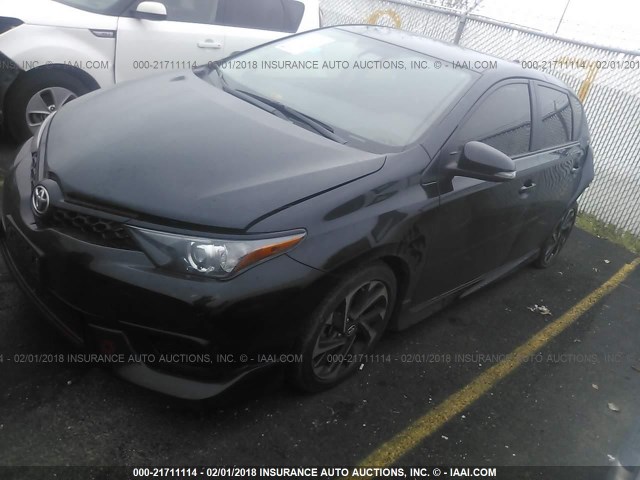 JTNKARJE2HJ530573 - 2017 TOYOTA COROLLA IM BLACK photo 2