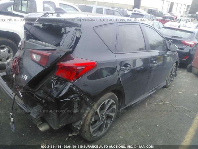 JTNKARJE2HJ530573 - 2017 TOYOTA COROLLA IM BLACK photo 4