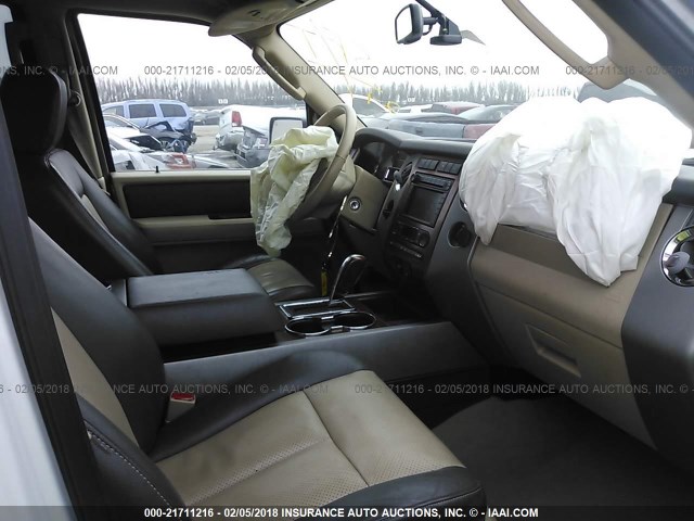 1FMFK17537LA09999 - 2007 FORD EXPEDITION EL EDDIE BAUER WHITE photo 8