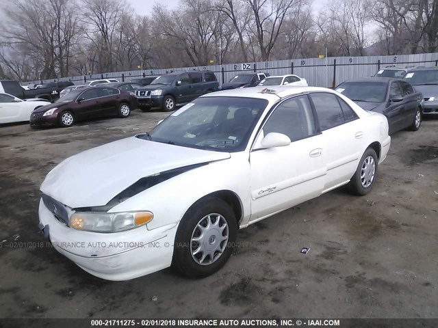 2G4WS52J721196643 - 2002 BUICK CENTURY CUSTOM WHITE photo 2