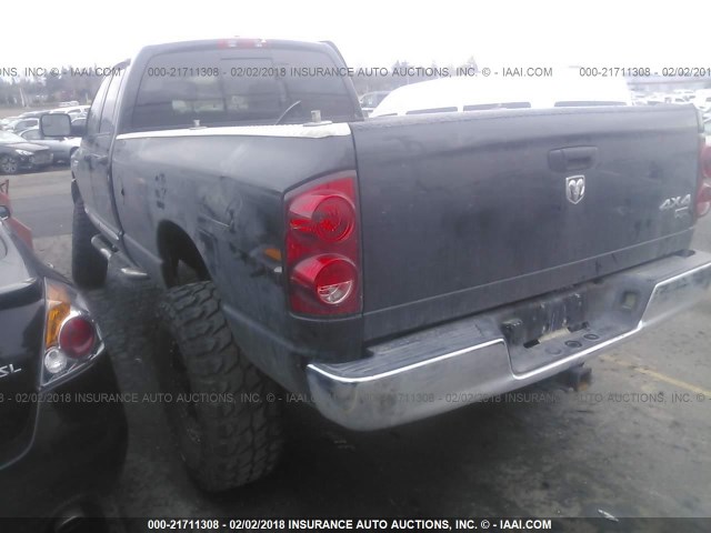 3D3KS28T49G505813 - 2009 DODGE RAM 2500 BLACK photo 3